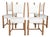Mid 20th Century 4 Danish Modern Dining Chairs Set For Sale