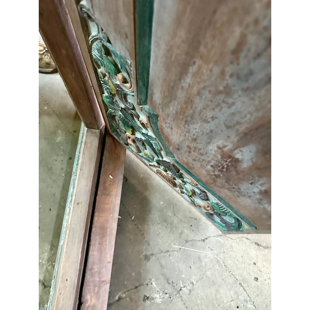 Doors Carved With Painted and Gilt Detail For Sale - Image 11 of 13