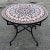 32" Moroccan Mosaic Multi-Color Settachia Table For Sale In Orlando - Image 6 of 7