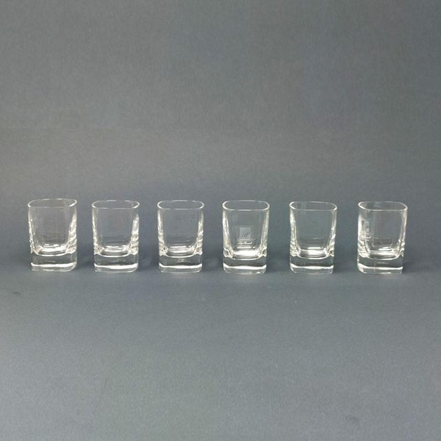 Decanter and Glasses Set by Luigi Bormioli, Set of 7 For Sale - Image 3 of 8