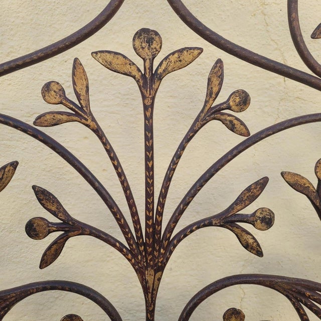 Genoese Bed in Painted Iron, 1800s For Sale - Image 4 of 18