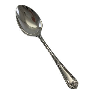 1980s Silver Dessert Spoon, La Regence For Sale