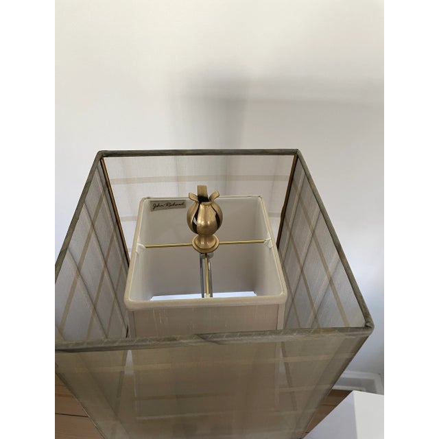 Traditional John-Richard Brass Floor Lamp For Sale - Image 3 of 10