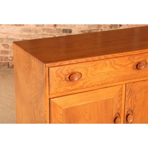 Mid-Century Elm Windsor Sideboard on Casters from Ercol, 1960s For Sale - Image 4 of 16