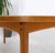 Mid-Century Modern Compact Teak Danish Mid-Century Modern Dining Table w/ Large Leaves Extensions For Sale - Image 3 of 13