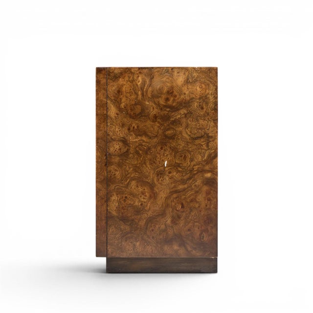 Mid 20th Century Bernhard Rohne for Mastercraft Mid Century Burlwood and Acid Etched Brass Dresser For Sale - Image 5 of 8