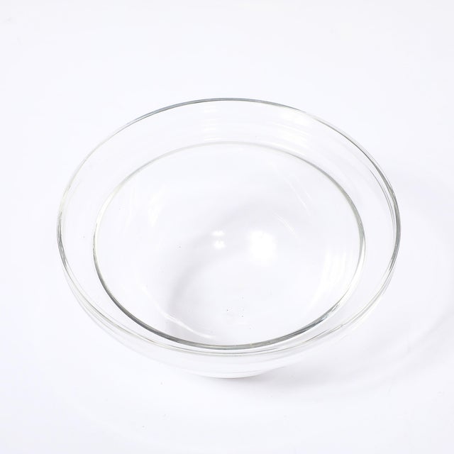 Mid-Century Silver Plate & Glass Caviar Service With Sculptural Sturgeon Handle For Sale - Image 10 of 18