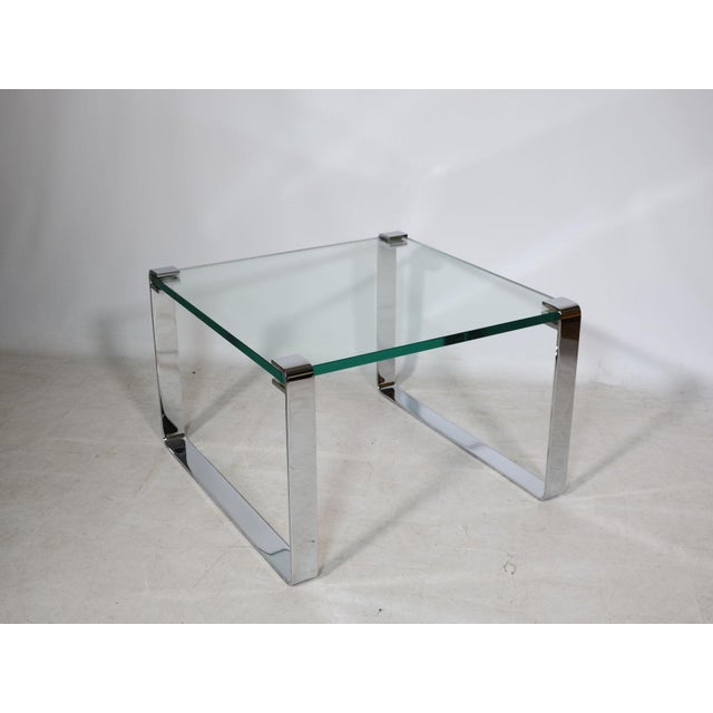 Vintage Glass and Chrome Model 1022 Coffee Table from Draenert, 1990s For Sale - Image 6 of 8