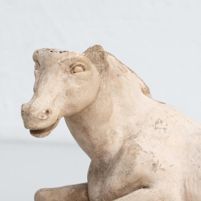 Plaster Horse Figure, 1950s For Sale - Image 4 of 13