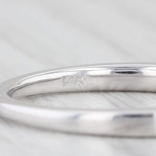 Scott Kay Diamond Wedding Band 14k White Gold Size 6.5 Stackable Ring For Sale In Greensboro - Image 6 of 9