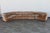Vintage 1970s 7-Piece Modular Suede Leather Sectional Sofa, Curved Lounge Seating For Sale - Image 12 of 18