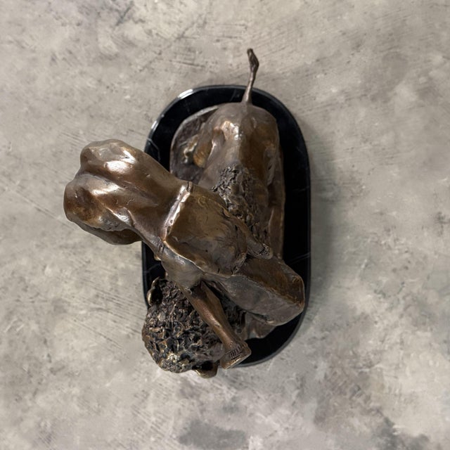 "Buffalo Horse" Signed Bronze Sculpture After Frederic Remington - 22" H For Sale - Image 13 of 13