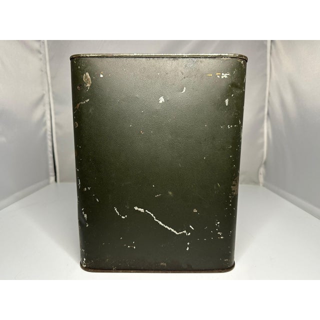 19th Century Antique Tin-Litho Tobacco Canister: Ponce de Leon General Store Display For Sale - Image 5 of 10
