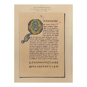 16th Century Silvestre Universal Palaeography Plate 148 - 11th C. Lombardic Script