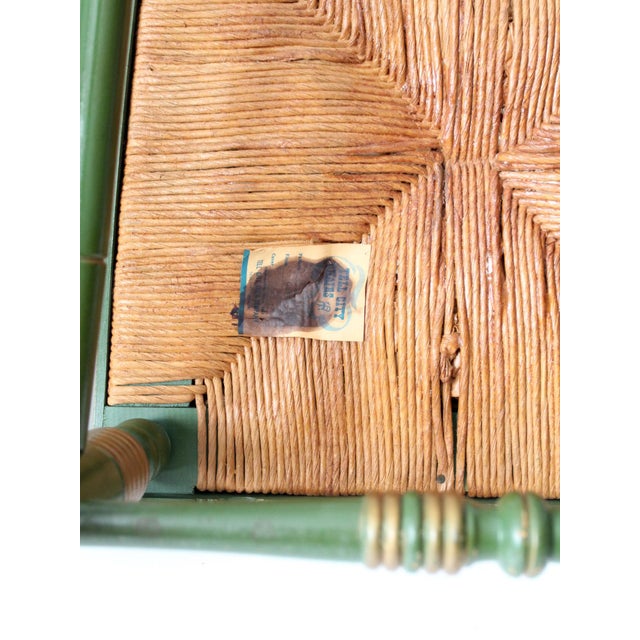Vintage Tell City Green Stenciled Chairs For Sale - Image 16 of 18