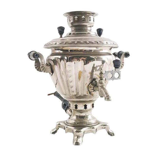 Chrome-Plated Brass Samovar from 3WB, 1969 For Sale