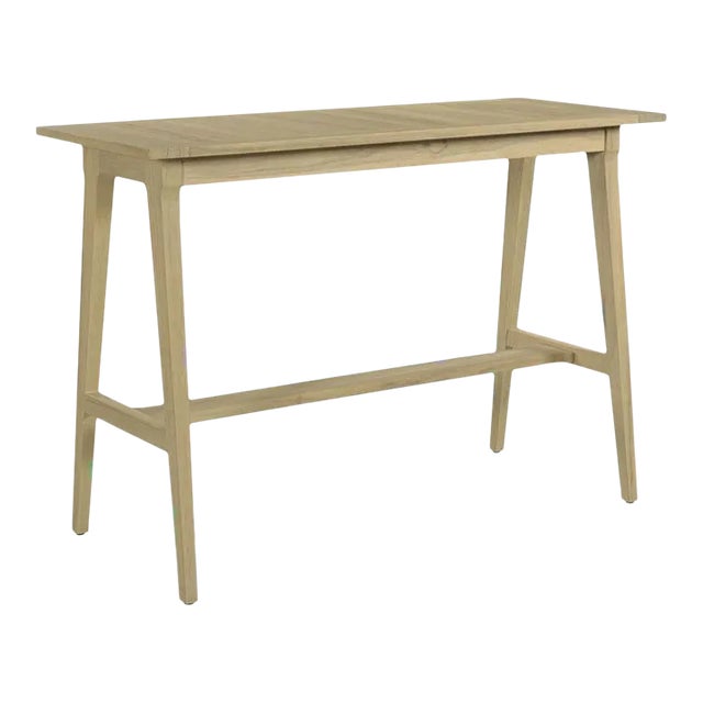 Woodbridge Furniture Bellevue Tasting Table - Bar, Weathered Teak Finish For Sale