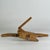 Vintage American Folk Art Articulated Bird Sculpture in Blond Brown Wood For Sale - Image 9 of 10