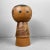 Wood Large Vintage Chameko Sosaku Kokeshi Figure by Watanabe Masao Chameko, 1960s For Sale - Image 7 of 9