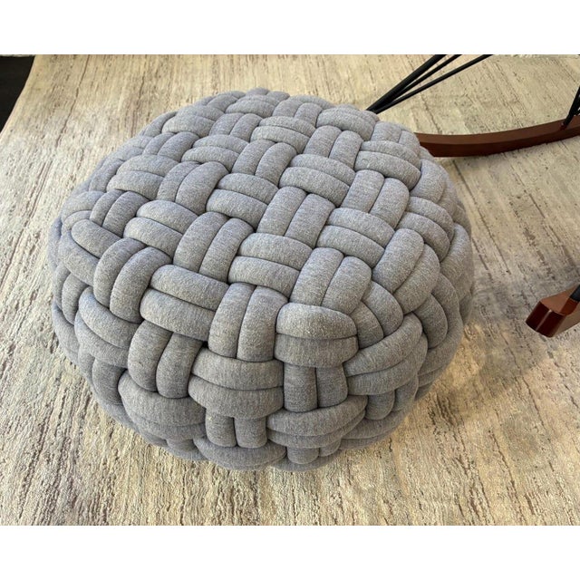 Pod Rocking Chair and Knot Ottoman For Sale - Image 10 of 10