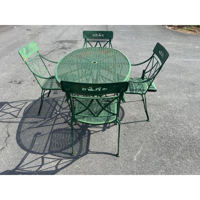 Perfect for your outdoor space! The table measures 60x38x28.5, the chairs measure 18.5x23x36 and the stand measures...