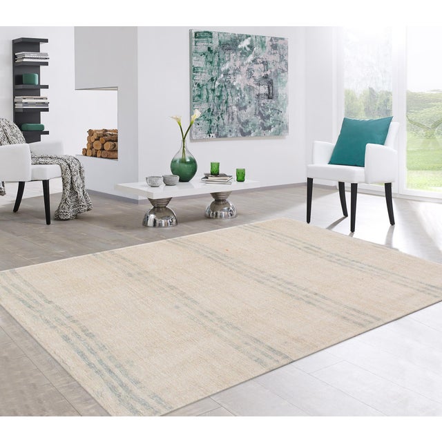1940s Pasargad Home Vintage Kilim Ivory Area Rug, 5' 5'' X 7' 5'' For Sale - Image 5 of 5