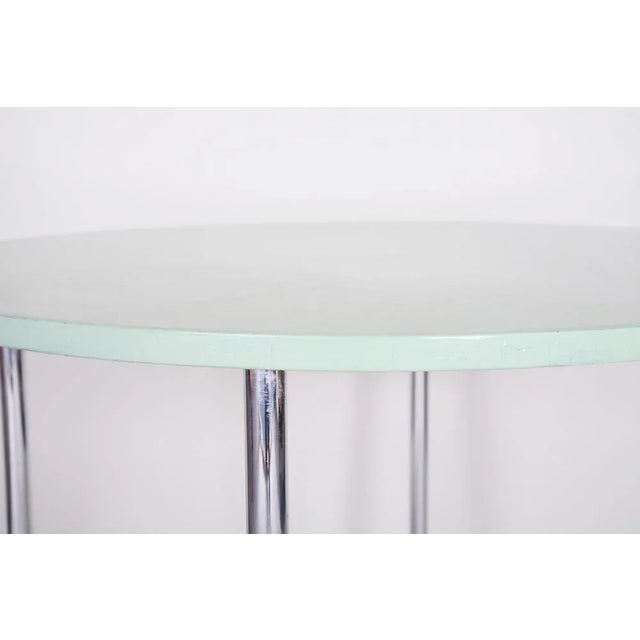 Bauhaus Coffee Table in Chrome, Czech, 1930s For Sale - Image 4 of 7