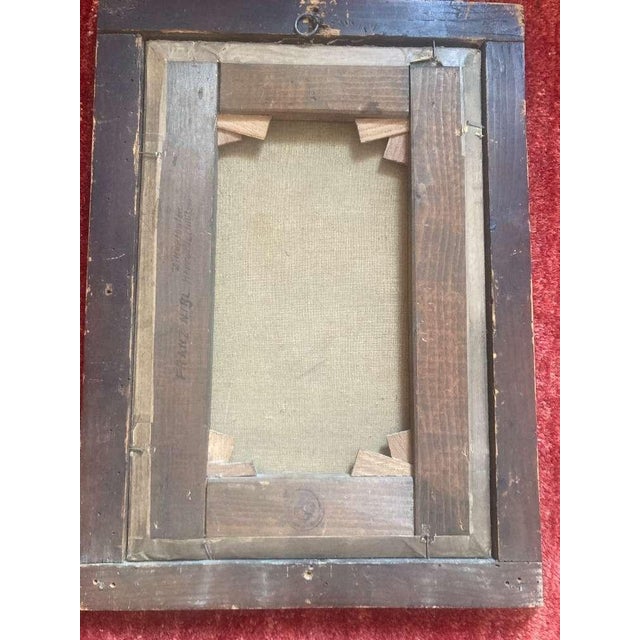 Dark Gray The Crucifixion With Mary Magdalene, Continental School, 19th Century. For Sale - Image 8 of 8