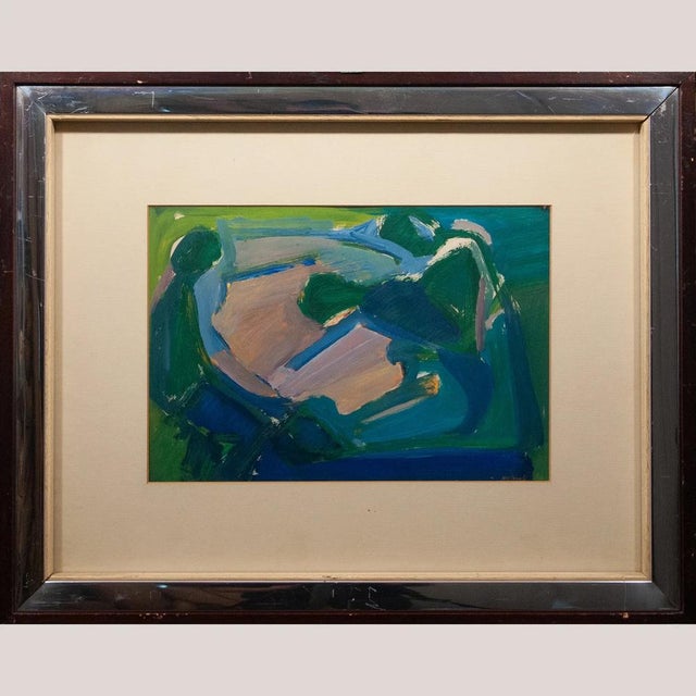 José Barceló Albaladejo, Abstract Composition, Acrylic Painting For Sale - Image 3 of 9