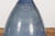 Blue Artisan Made Prem Collection Tall Blue Glazed Vase with Striated Motifs For Sale - Image 8 of 12