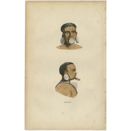 European School Artist, Indigenous Peoples of the Americas, 1852, Print, Set of 10 For Sale - Image 12 of 13