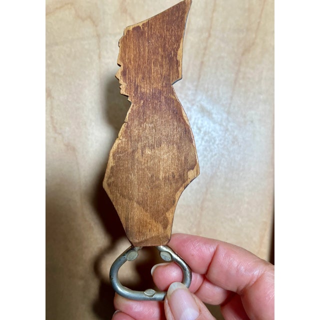 Hand-Carved Vintage Figurine Bottle Opener Possibly Audet, Quebec For Sale - Image 4 of 6