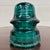 Antique Brookfield New York Teal Glass Insulator For Sale In Kansas City - Image 6 of 6