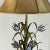 1950s 1950s Mid-Century Italian Tole Blue Floral Table Lamp. For Sale - Image 5 of 13