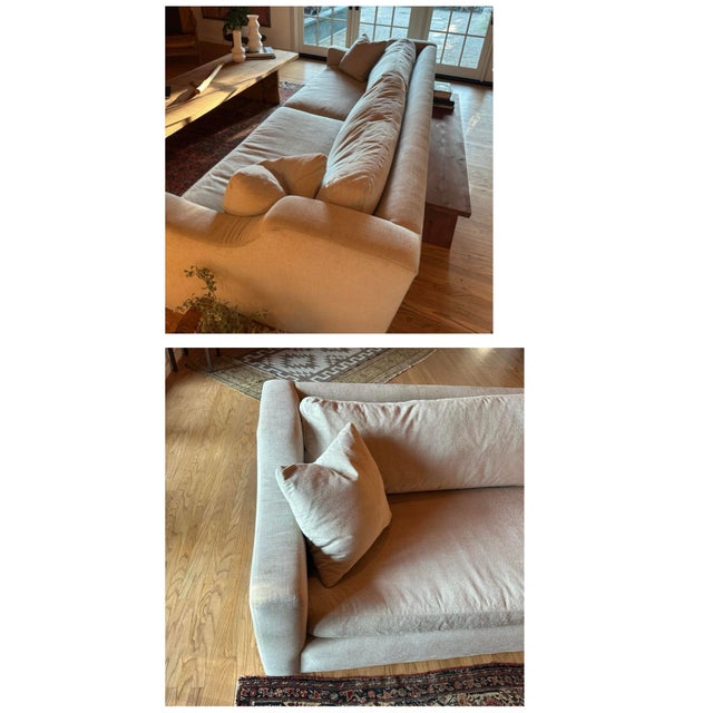 Linen Cisco Home Sofa For Sale - Image 4 of 5