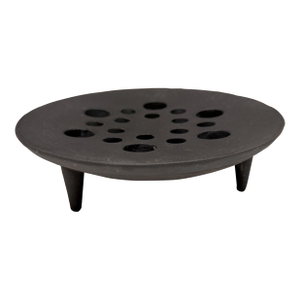 Jens Quistgaard Cast Iron Candle Holder Dansk Moon Crater