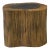 5" Natural Brown Wood Irregular Round Shape Table Top Stand Riser For Sale