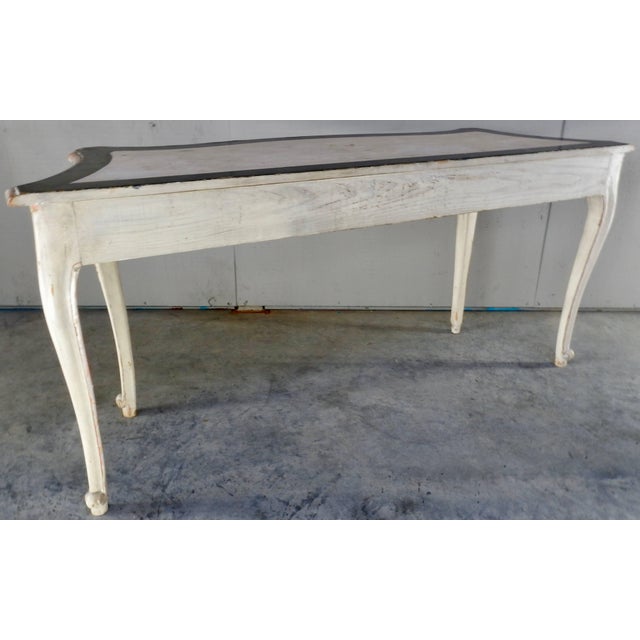 White 19th Century Italian Hand-Painted Console Table For Sale - Image 8 of 10