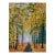 Falling Into Autumn 9x12 Acrylic Painting Fall Theme Landscape Artwork Unframed For Sale