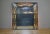 Great decorative mirror of the mid -century of Luigi Brusotti, 1940s. Large mirror, backlit along the perimeter. Solid...