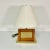 1960s Mid-Century Danish Modern Brass & Oak Table Lamp. For Sale - Image 6 of 13