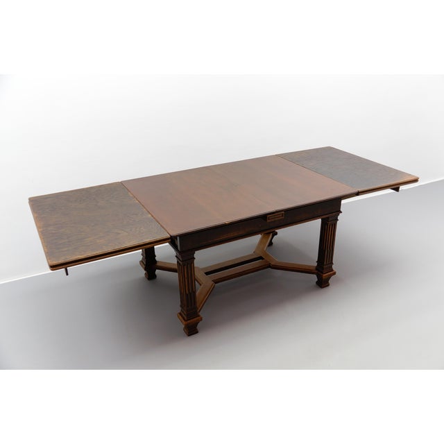 Historic Extendable Dining Table, Germany, 19th Century For Sale - Image 12 of 18