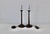 Late 20th Century Georgian Style Mahogany Brass Candlestick Table Lamps - a Pair For Sale - Image 17 of 18