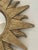 1960s 1960s Small Sunburst Convex Wall Mirror For Sale - Image 5 of 5