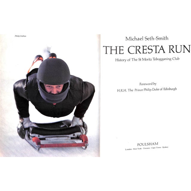 Traditional "The Cresta Run: History of the St Moritz Tobogganing Club" 1976 Seth-Smith, Michael For Sale - Image 3 of 15