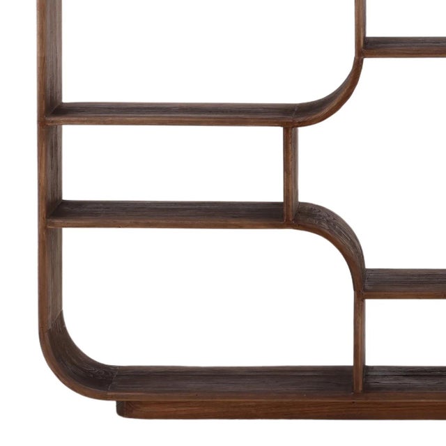Century Walnut Solid Wood Shelf / Bookcase For Sale In Los Angeles - Image 6 of 6