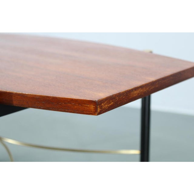 Vintage Italian Coffee Table with Teak Veneer, 1970s For Sale - Image 3 of 18