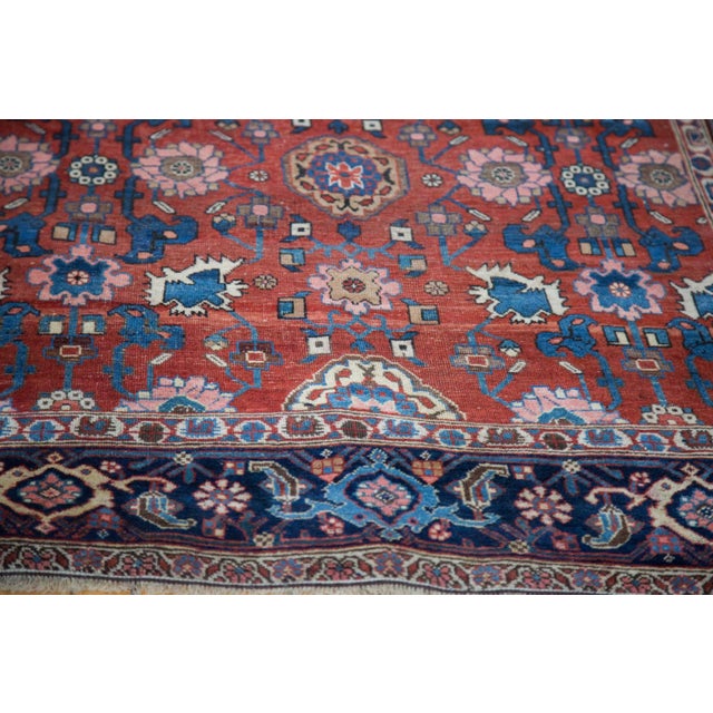 1910s Antique Persian Bijar Area Rug - 4'5" x 7'3" For Sale - Image 5 of 9