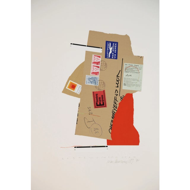 Modern Customs Inspector, Ivan Chermayeff Screen Print For Sale - Image 3 of 3