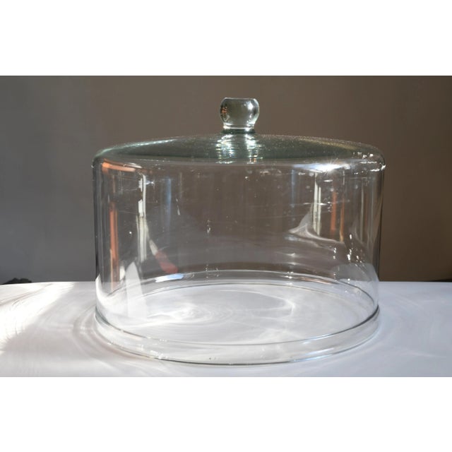 French Early 20th Century French Patisserie Cake Stand Cheese Cover Bell For Sale - Image 3 of 13